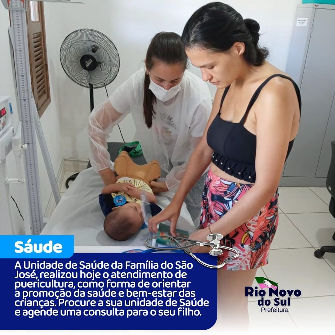 NOTÍCIA: Unidade de Saúde da Família do São José realiza atendimento de puericultura