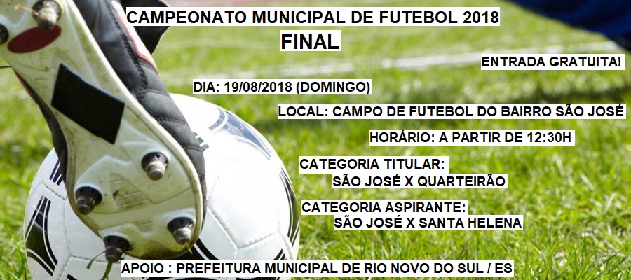 Notícia - Empates predominam no Campeonato Municipal de Futebol