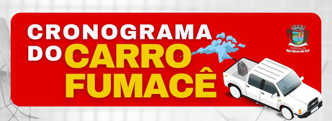 Imagem da notícia: Confira o cronograma do carro fumacê 