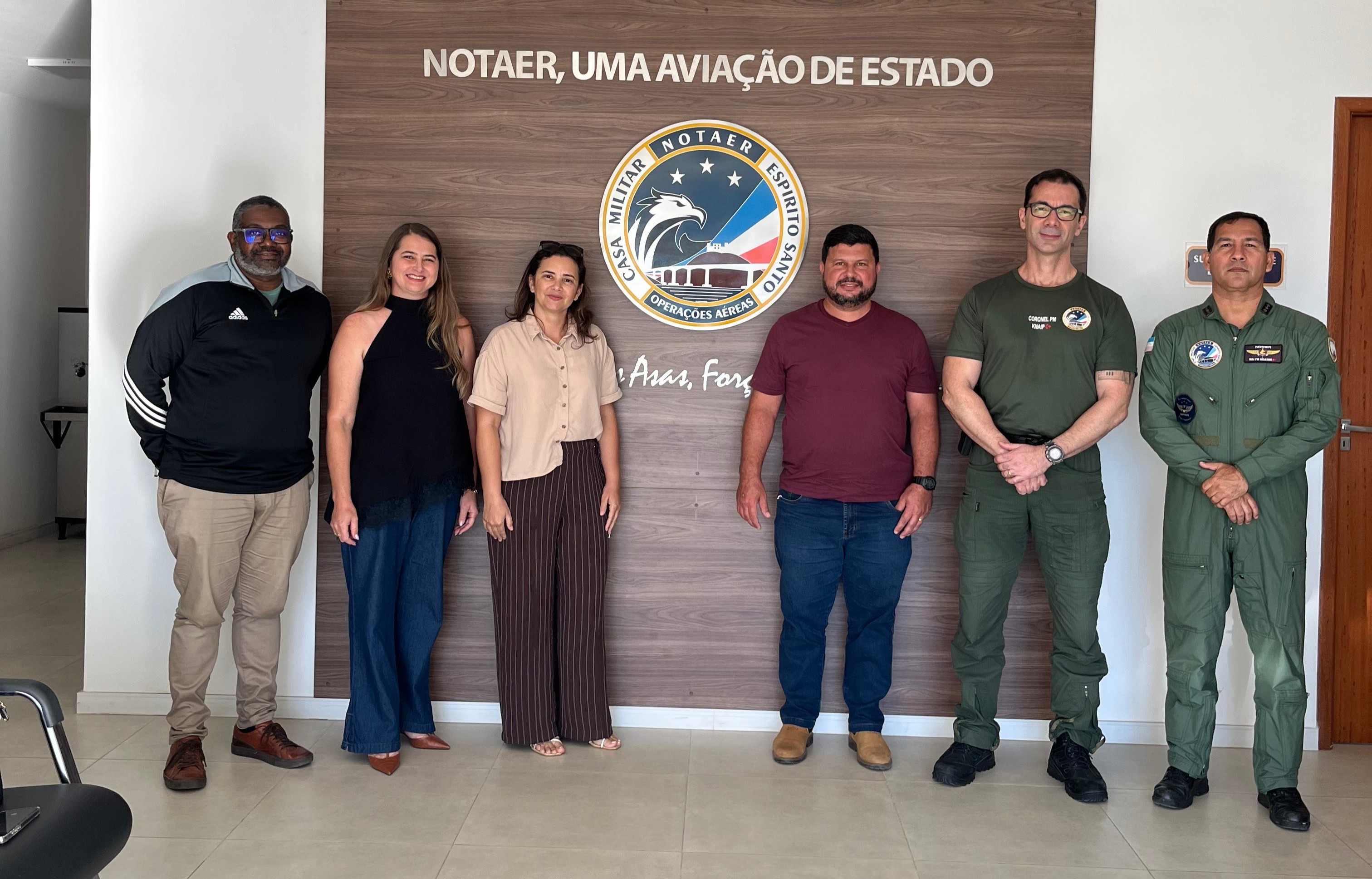 Imagem da notícia: NOTAER recebe representantes de Rio Novo do Sul para discutir apoio à preservação da palmeira juçara